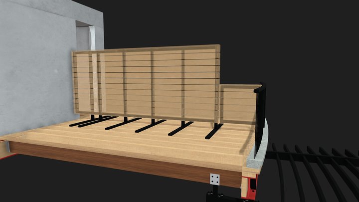 3rdFloorDeckFence 3D Model