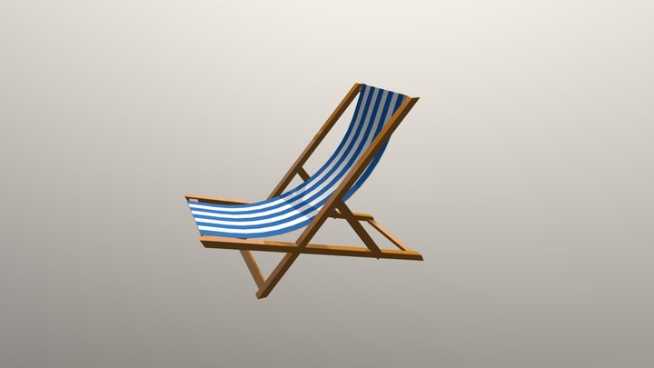 VolLeb Deck Chair JBRC 3D Model