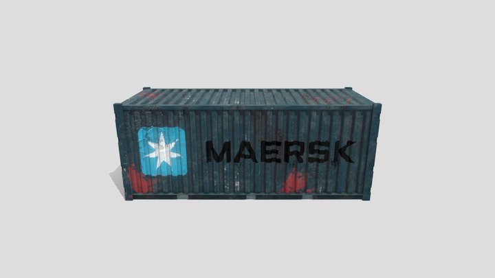 Shipping Container 3D Model