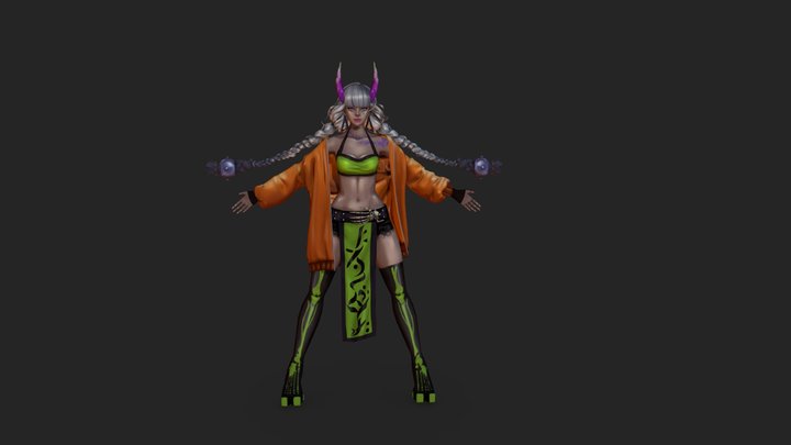 Neon Maria 3D Model