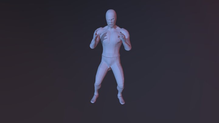 Luchadore 3D Model