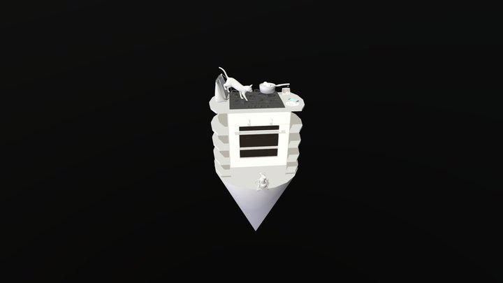 diorama_cocina 3D Model