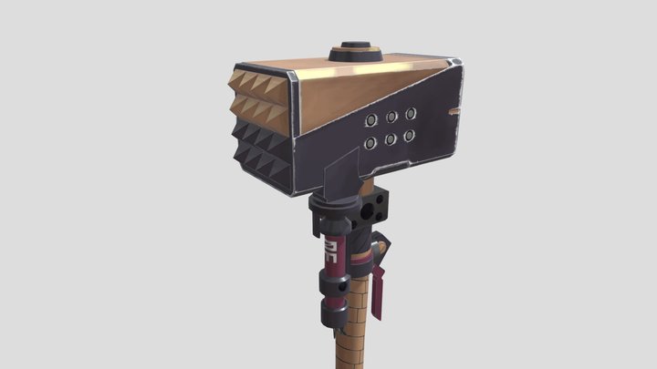 [Arknights] Poncirus Hammer 3D Model