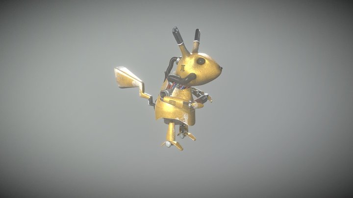 mecha pikachu 3D Model