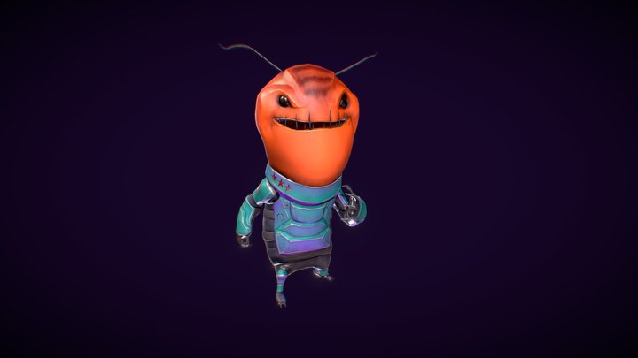 Сockroach alien 3D Model