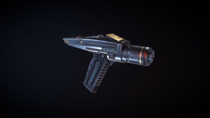 Star Trek Discovery Type2 Phaser 3D Model