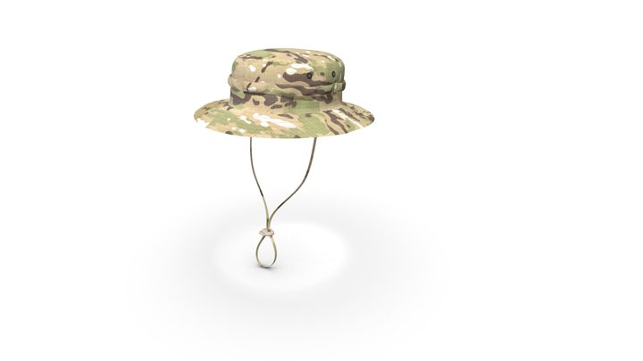 Chápeu Caatinga Exército Brasileiro - 3D model by lopesera2019