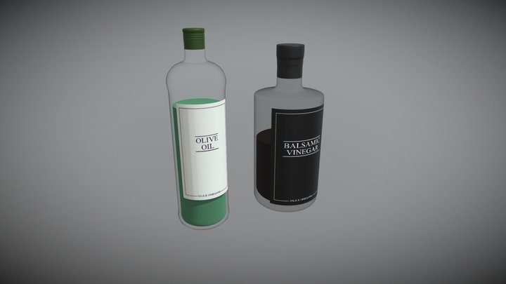 bouteilles 3D Model