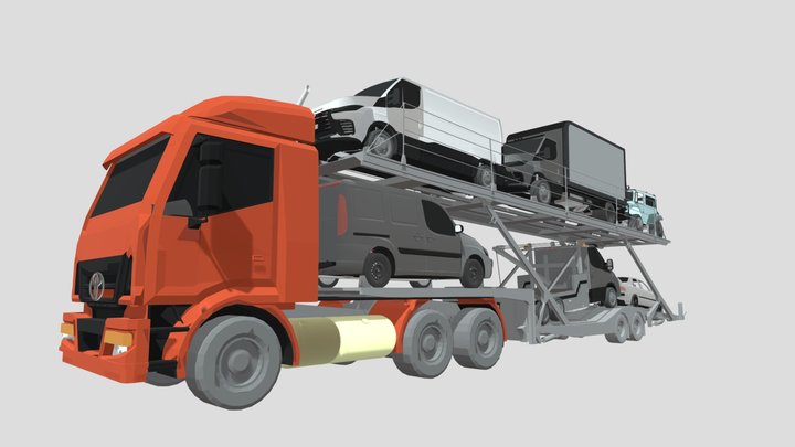 Toyota ACE TRUCK UK DIESEL TRANSPORT 3D Model