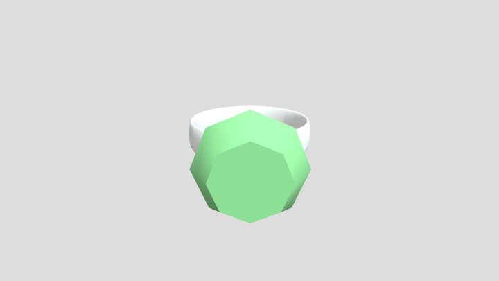 Diamond Ring (TinkerCAD) 3D Model