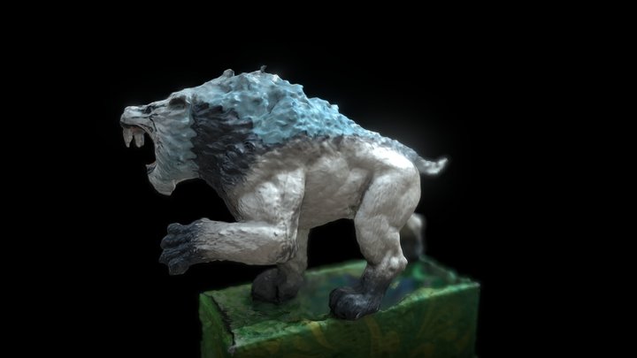 Ice Wolf (Created with Meshroom) 3D Model