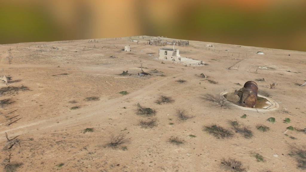 Ranch House Simplified 3d Mesh