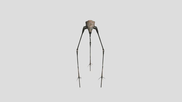Combine Strider 3D Model
