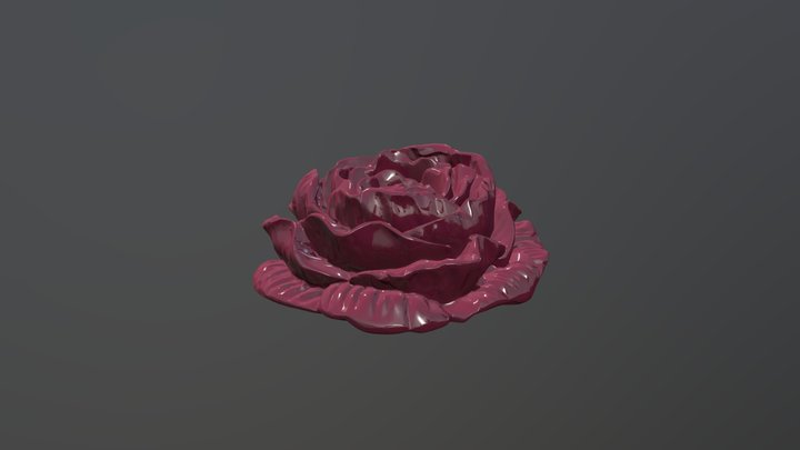 flower candle 3D Model