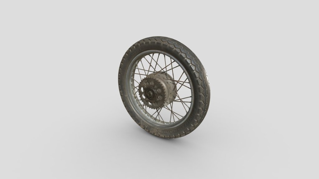 Motorcycle Wheel - Artec Eva 3D Scan