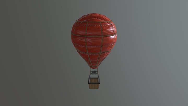 Hot Air Balloon 3D Model