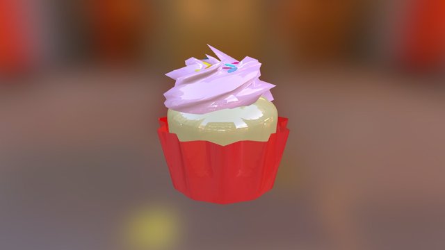 Cupcake 3D Model
