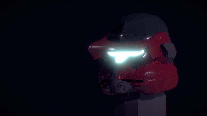 Havoc Helmet Concept 3D Model