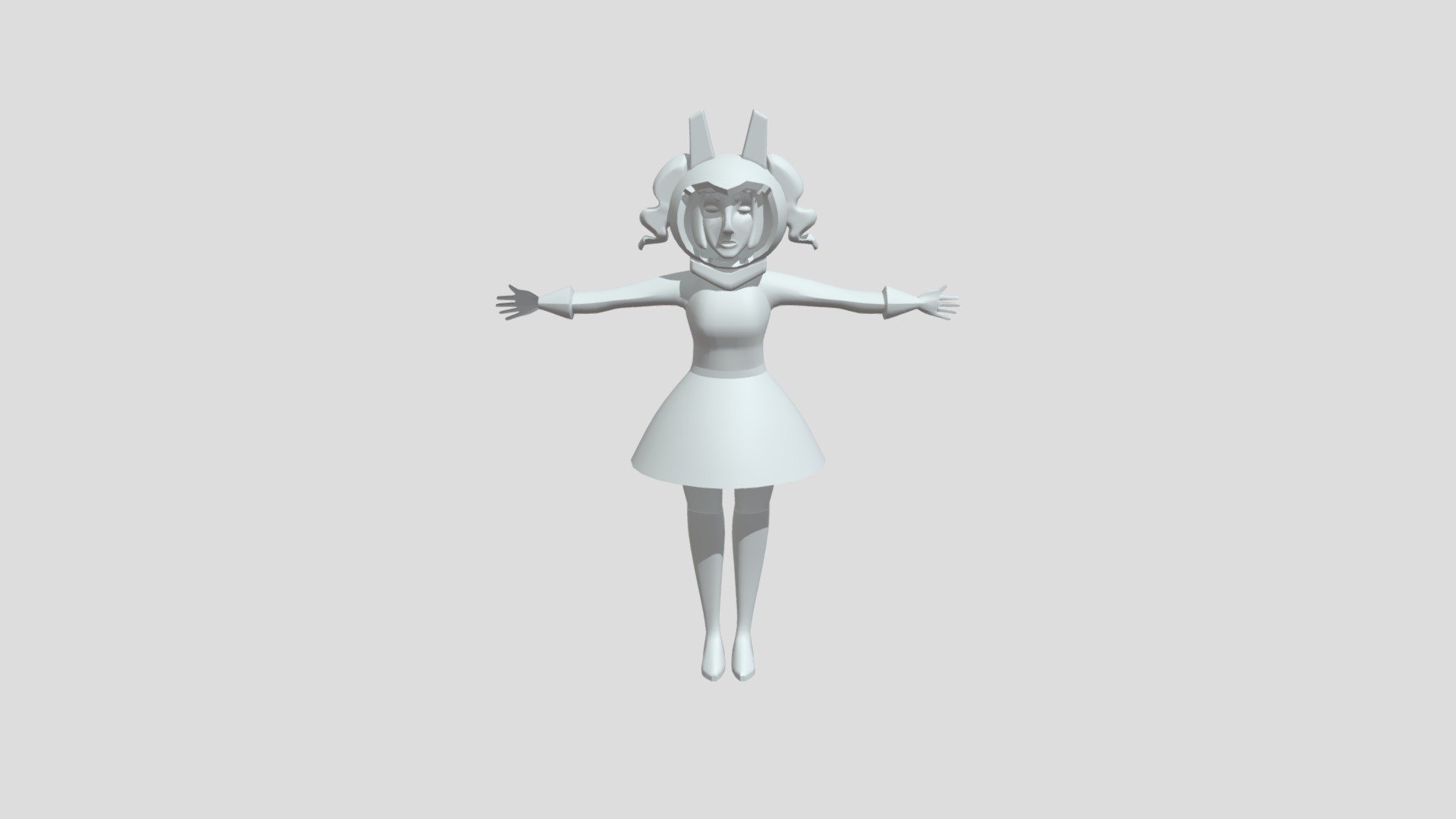 Rabbit Girl Astronaut