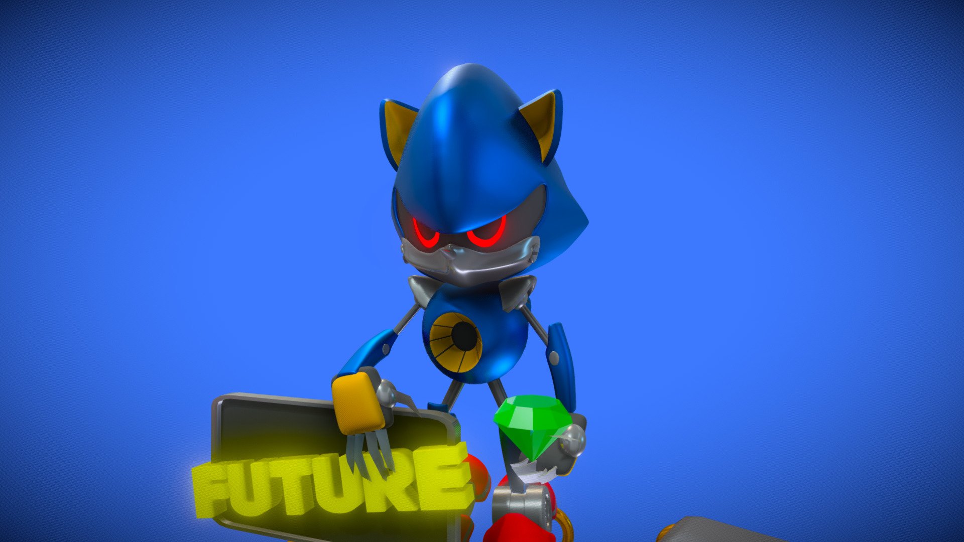 Metal_sonic 3D models - Sketchfab