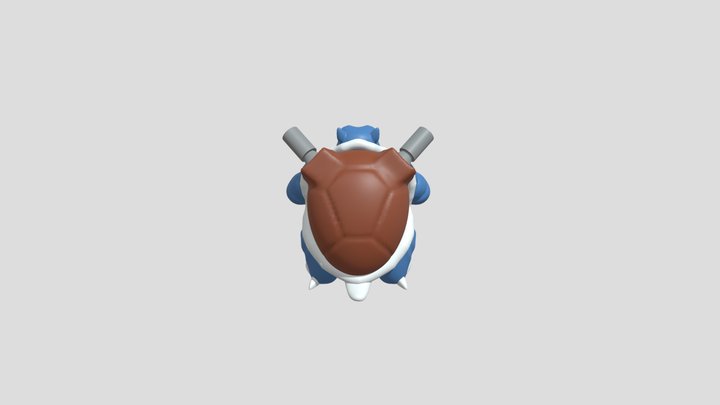 Blastoise 3D Model