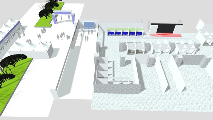 2026_부산동서대학교_조감도 3D Model