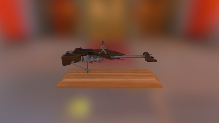 74-Z Speeder Bike 3D Model