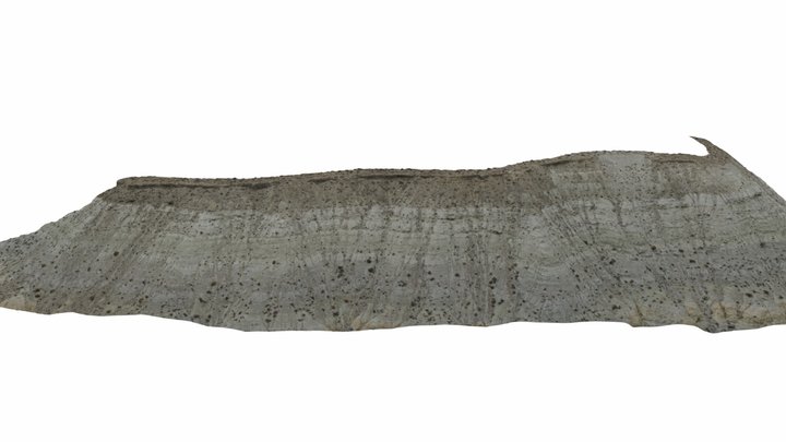 Waucoba lake beds 3D Model
