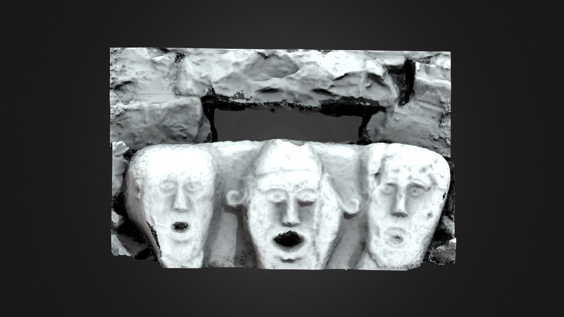 Folk Art Head - Drain
