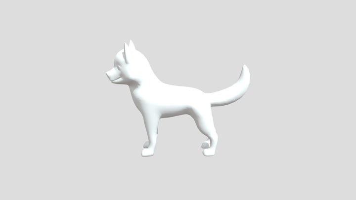 Huskie 3D Model