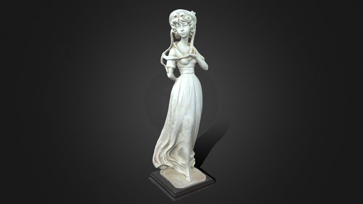Vintage Lady Figurine by Santini