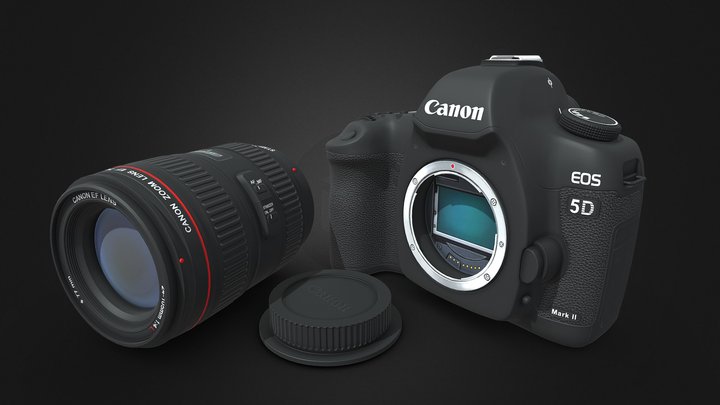 Canon5D 3D Model