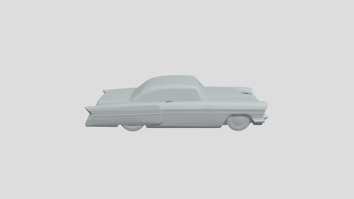 Packard Executive 1956 lowpoly for 3D-printing