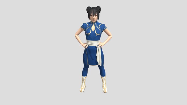 Chun Li 2026 Movie Outfit – Modello 3D gratuito STL