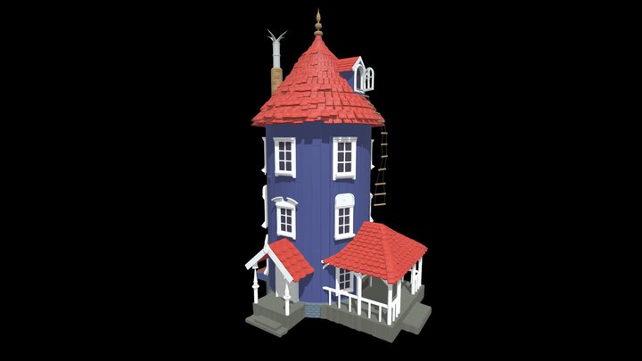 Moomin House 3D Model