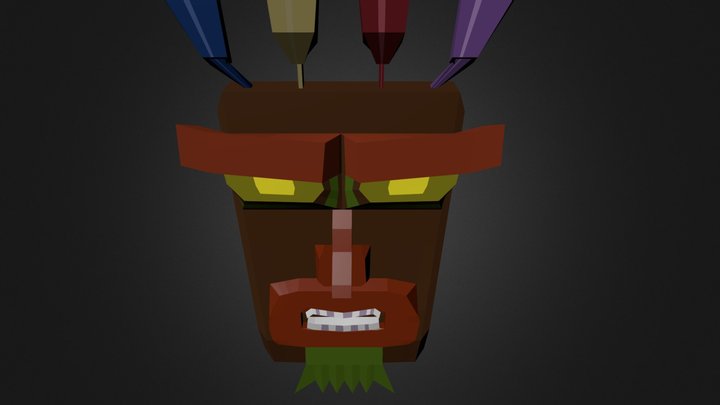 Aku Aku Poly 3D Model