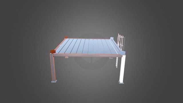 Staalstructuur 3D Model