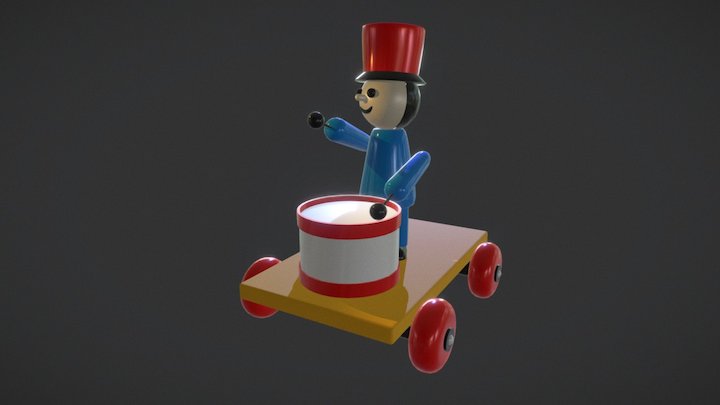 Toy Soldier 3D Model