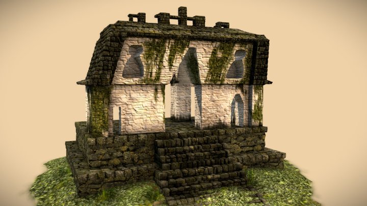 Temple of the Foliated Cross 3D Model