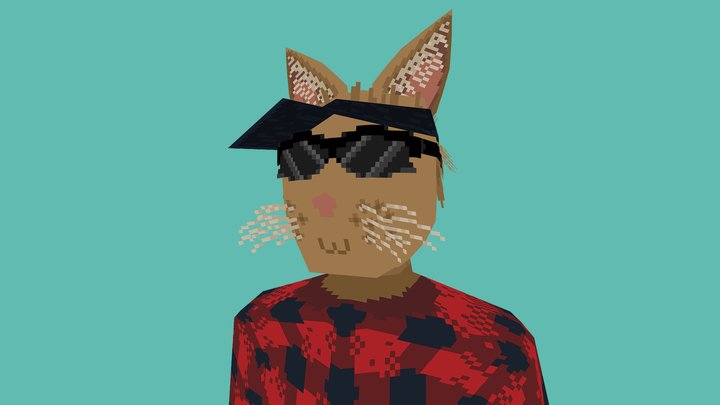 Fursona PSX 3D Model