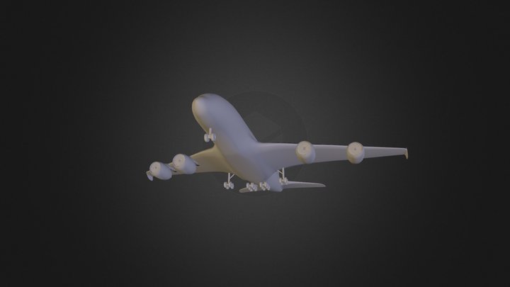 AirbusA380 3D Model