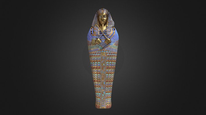 Tutankhamun Sarcophagus 3D Model