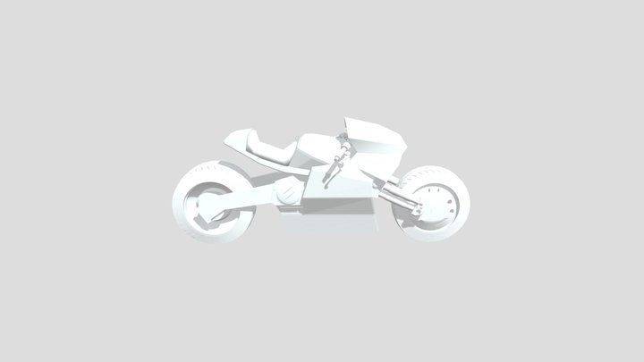 Motorbike Concept 3D Model