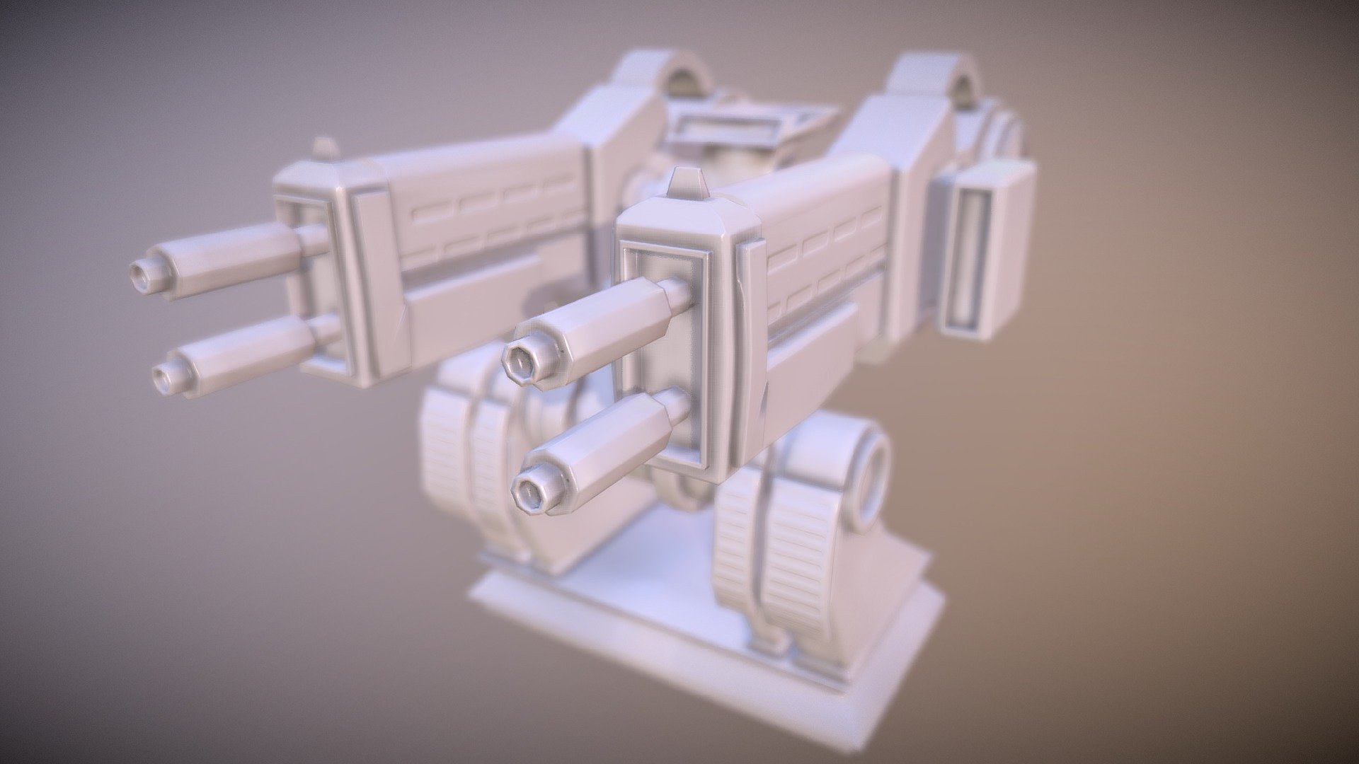 Turret concept work - 3D model by GabrielLaForge [04d98e9] - Sketchfab