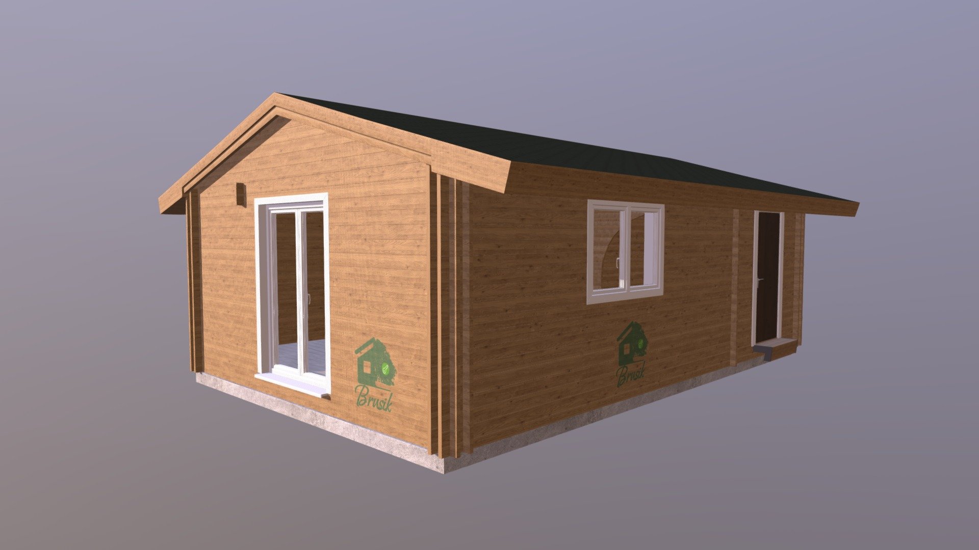 Баня в Глебовке — Sketchfab embed 3D viewer