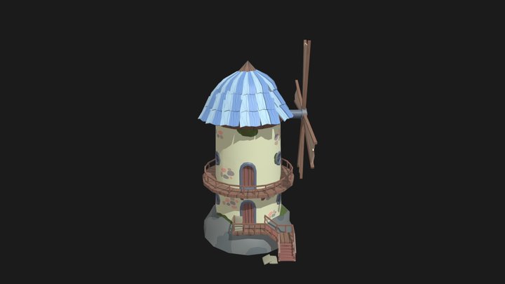 Windmill 3D Model