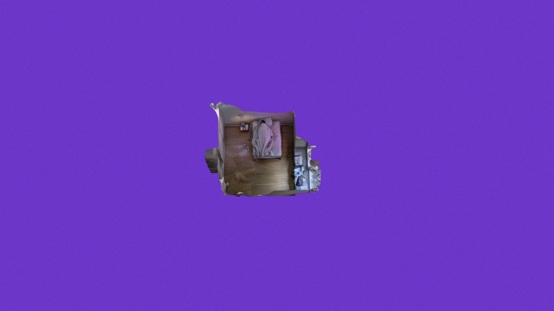 Apr 26, 2024 at 03:30 AM, Mackey Apt. Bedroom — Sketchfab embed 3D viewer
