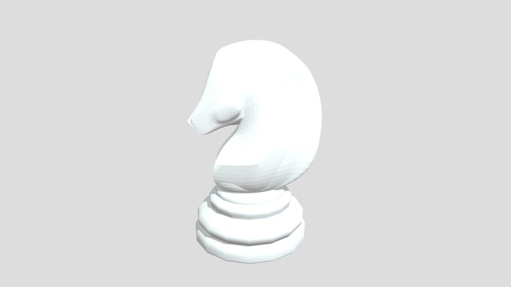 Knight - 3D chess piece