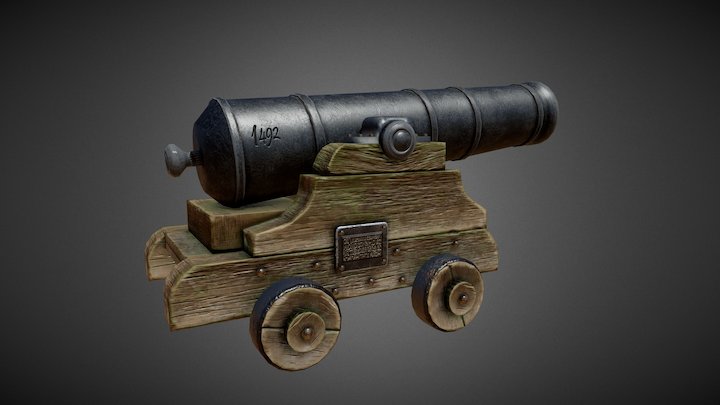 Cannon Asset 3D Model