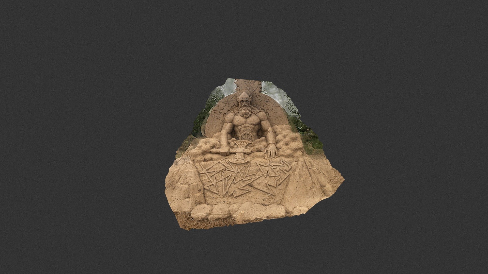 Sand statue 